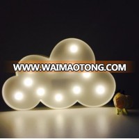 Hot sale design high quality customized cloud shape wholesale pretty led metal fancy letters alphabet