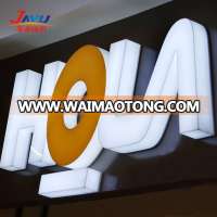 Outdoor 3D signage LED illuminated Vacuum Logo acrylic light box