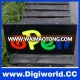 Luminous word led neon custom open door signs